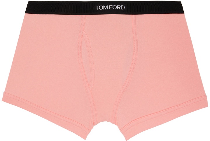 Photo: TOM FORD Pink Stretch Boxer Briefs