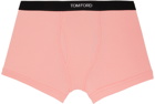 TOM FORD Pink Stretch Boxer Briefs