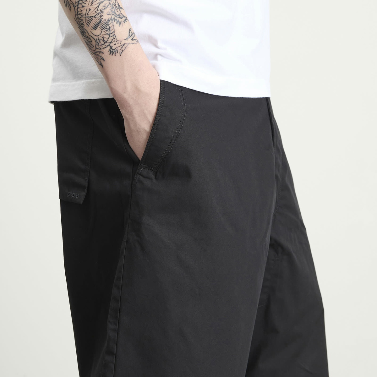 Maharishi Men's Oversized Snoshorts in Black