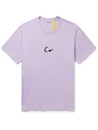 Moncler Genius - 7 Moncler Fragment Embroidered Printed Cotton-Jersey T-Shirt - Purple