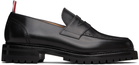 Thom Browne Black Classic Penny Loafers