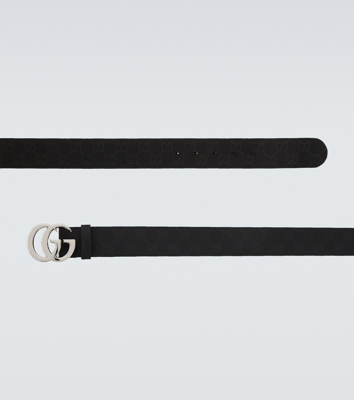 Gucci Flat Marmont GG Canvas belt