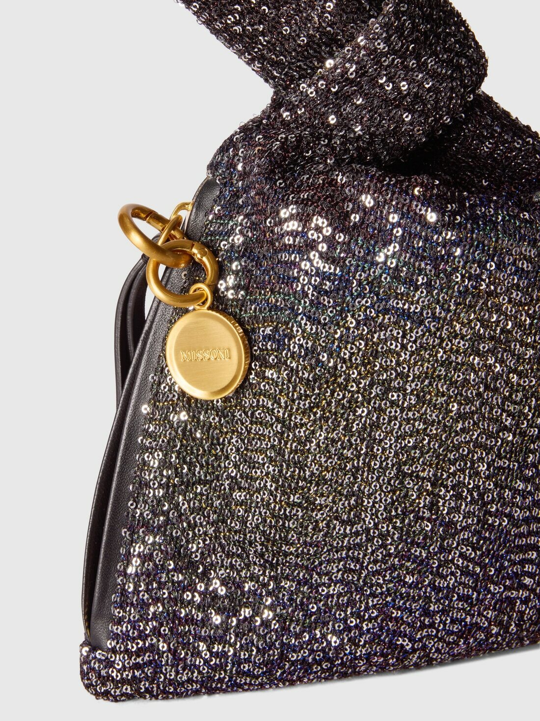 Missoni - Handbag with sequins and logo charm, Women, Multicoloured