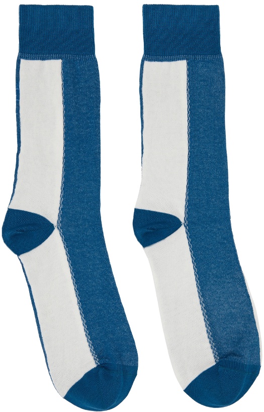 Photo: Marni White & Blue Cotton Socks