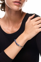 Diesel Lapis Beaded Bracelet - Bracelets - Unisex - Silver