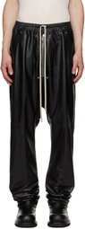 Rick Owens Black Tower Bela Leather Pants