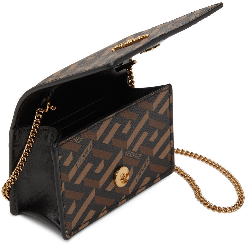 Brown Versace Virtus Satchel – Designer Revival