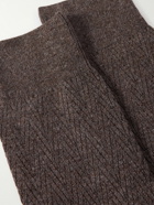Zegna - Jacquard-Knit Socks