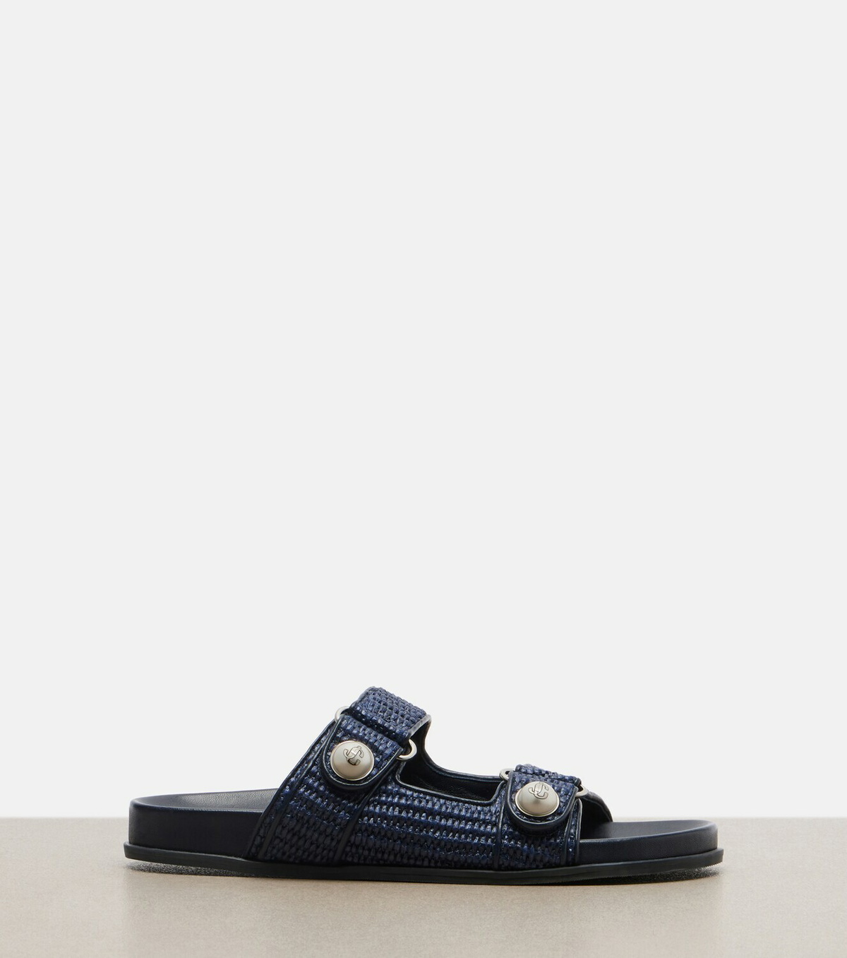 Jimmy Choo Fayence raffia-effect sandals