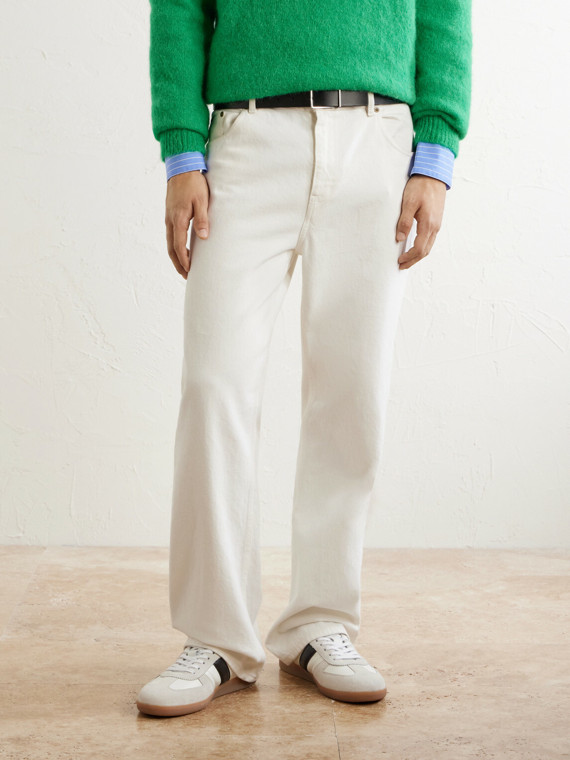 TOM FORD - Archer Suede and Leather Sneakers - White