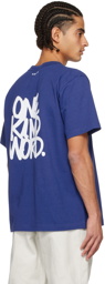 sacai Blue 'One Kind Word' T-Shirt
