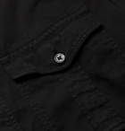 TOM FORD - Slim-Fit Button-Down Collar Cotton-Sateen Shirt - Black