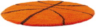 Rashelle Campbell SSENSE Exclusive Orange & Black Basketball Rug