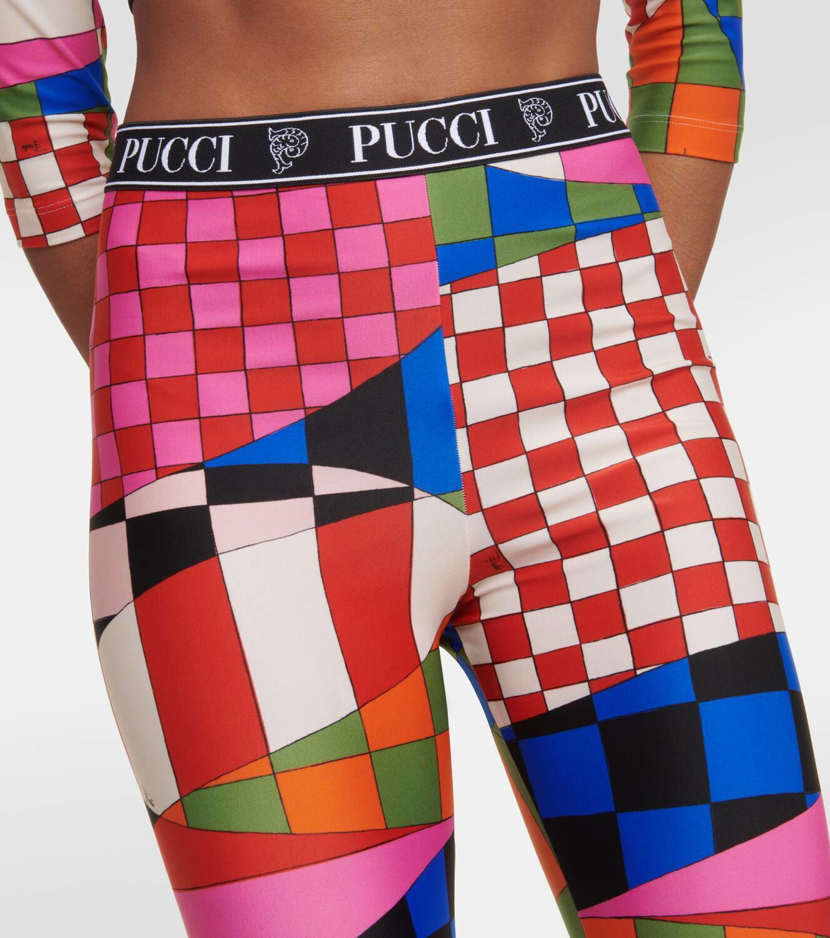 Buy Emilio Pucci Bandierine-print High-waited Performance Legging
