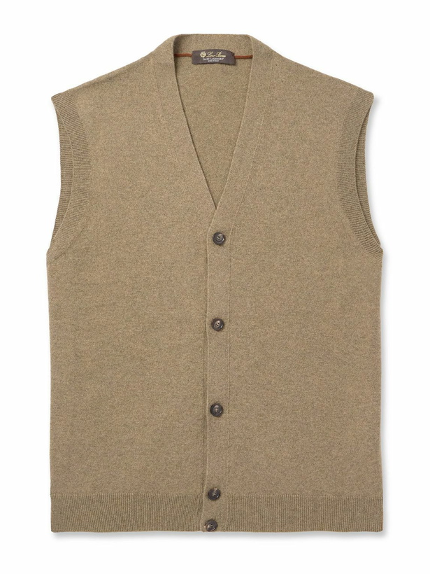 Photo: Loro Piana - Baby Cashmere Sweater Vest - Brown
