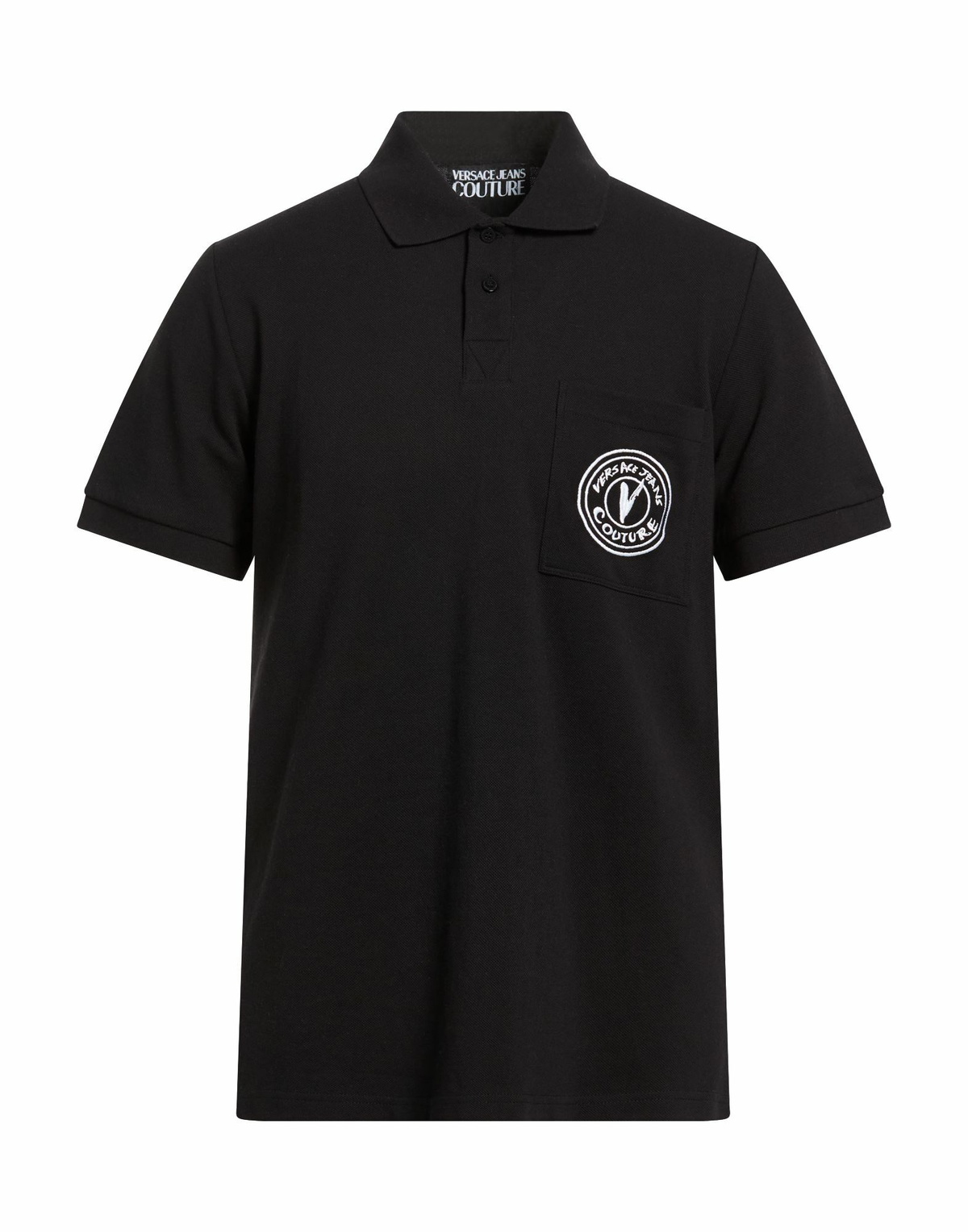 Versace Jeans Couture Mens Polo shirt in Black