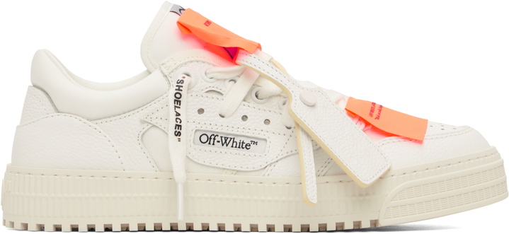 Photo: Off-White White Low Top 3.0 Off Court Sneakers