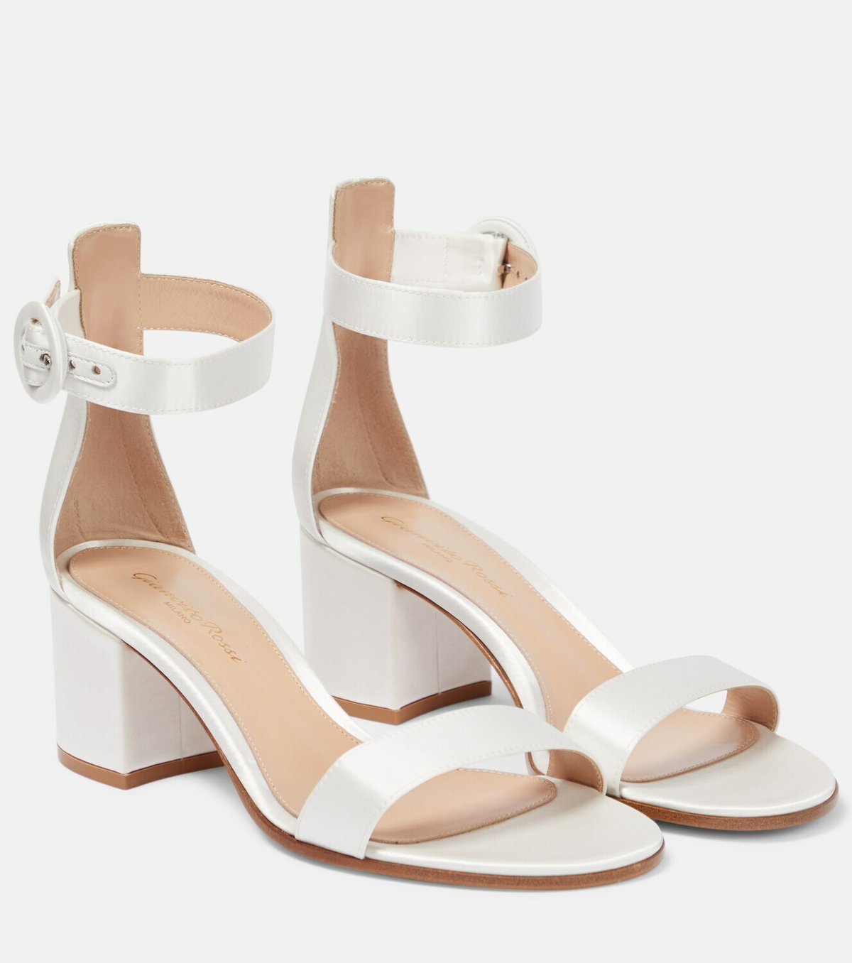 Gianvito Rossi Bridal Versilia satin sandals Gianvito Rossi