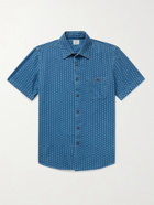 Faherty - Playa Printed Organic Cotton-Twill Shirt - Blue
