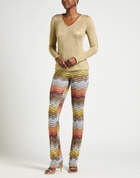 Sapio Womens Sweater in Gold