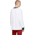 mastermind WORLD White Skull Logo Long Sleeve T-Shirt