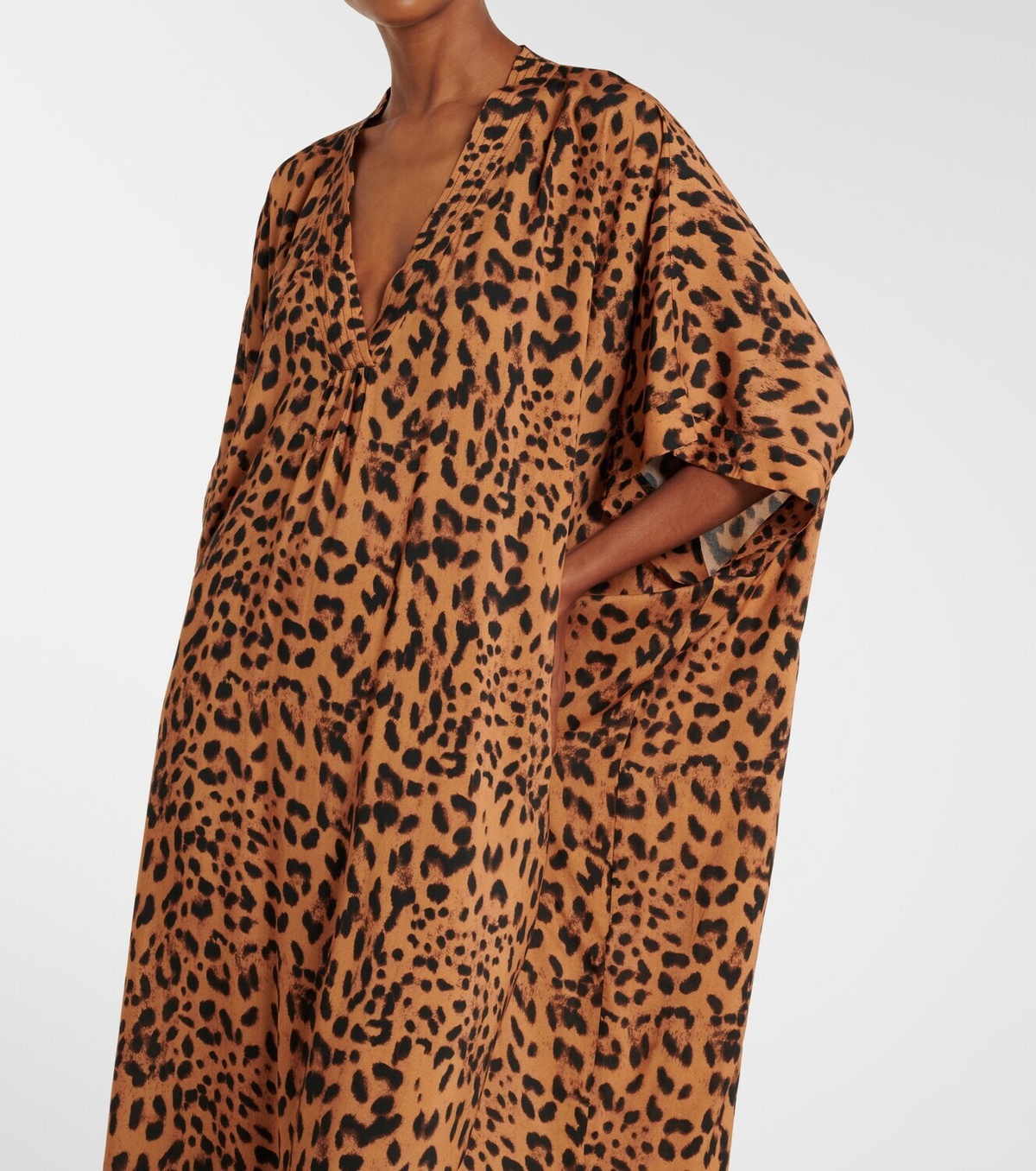 Melissa Odabash Vanessa leopard-print kaftan
