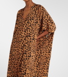 Melissa Odabash Vanessa leopard-print kaftan