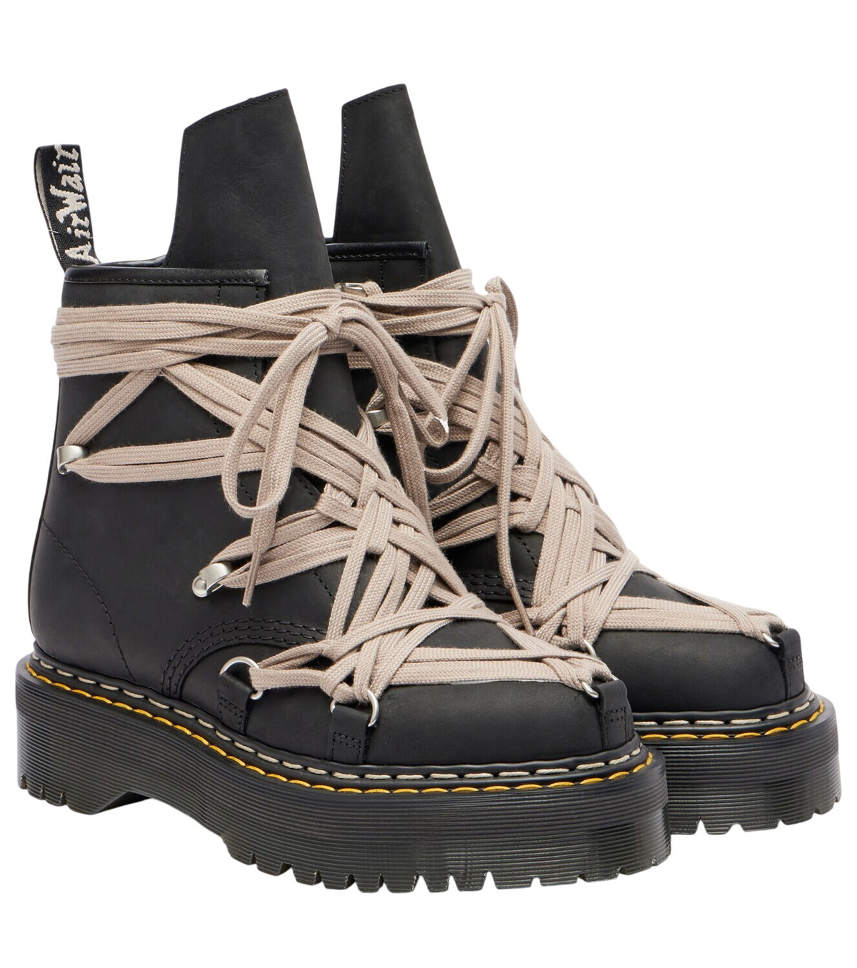 Rick Owens Pull On Bogun leather knee-high boots Rick Owens