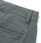 Todd Snyder - Charcoal Slim-Fit Stretch-Cotton Twill Chinos - Gray