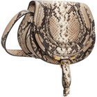 Chloé Beige Small Marcie Saddle Bag