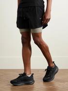 NIKE RUNNING - Vomero 18 Rubber-Trimmed Mesh Sneakers - Black