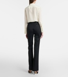 McQueen Wool bootcut pants