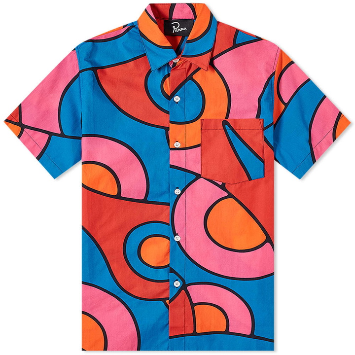 Photo: By Parra Short Sleeve Serpent Pattern Shirt