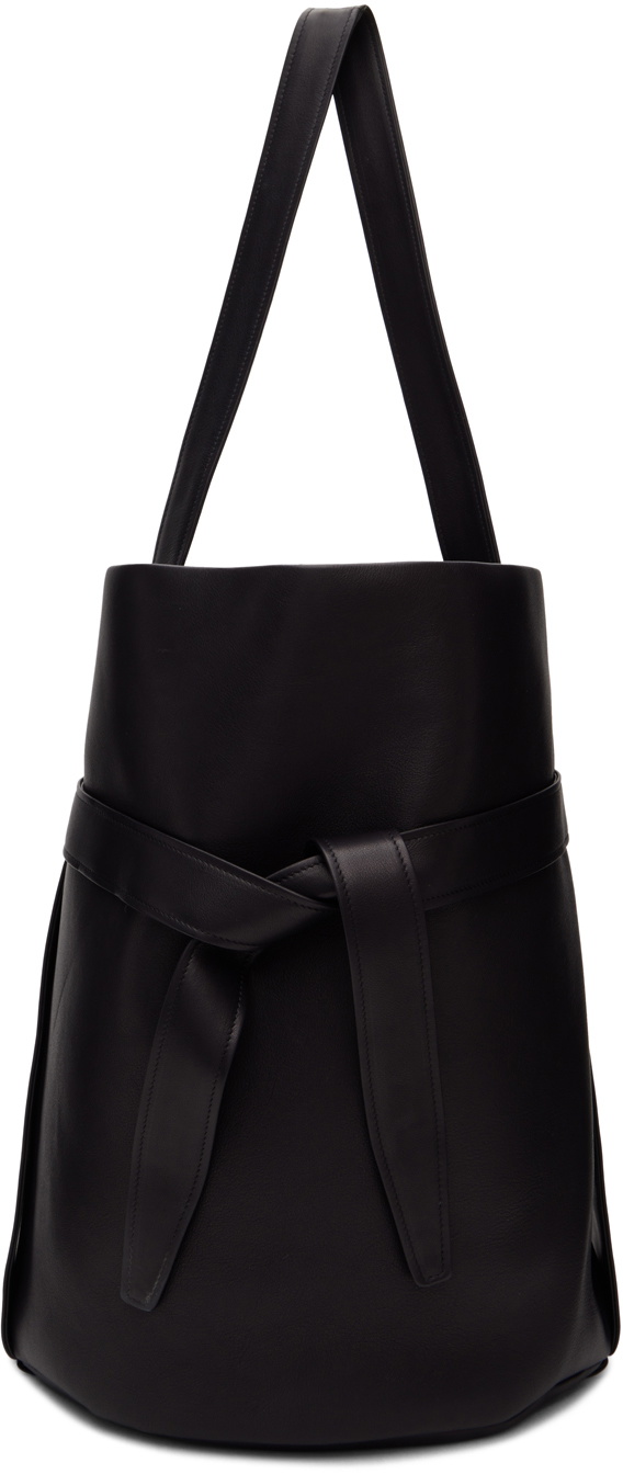 The Row Black Large Leo Bucket Bag The Row