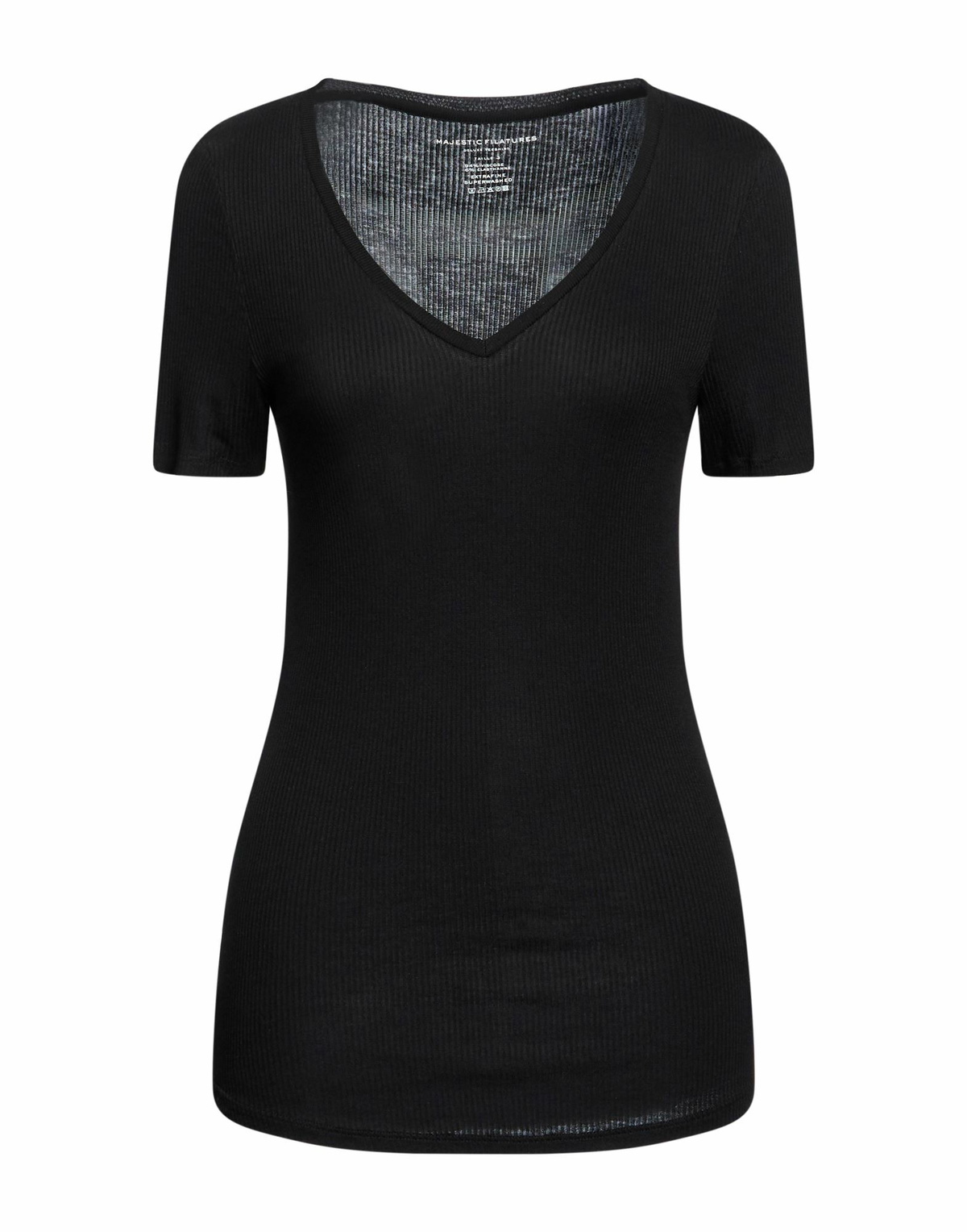 Majestic Filatures Womens T-shirt in Black
