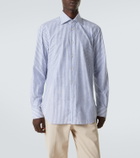 Kiton Striped cotton shirt