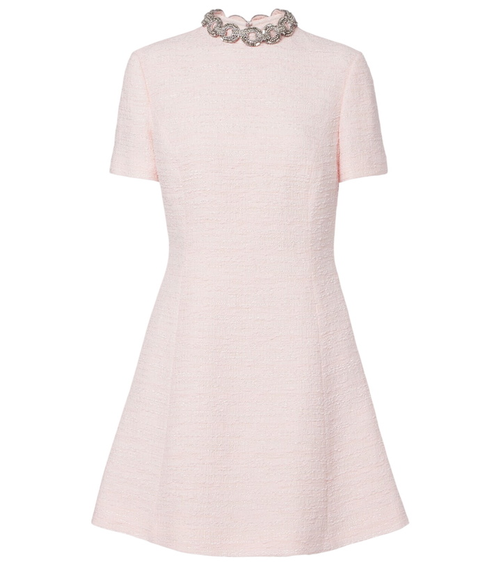 Photo: Valentino Embellished tweed minidress