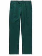 Massimo Alba - Pleated Stretch Cotton-Blend Trousers - Green