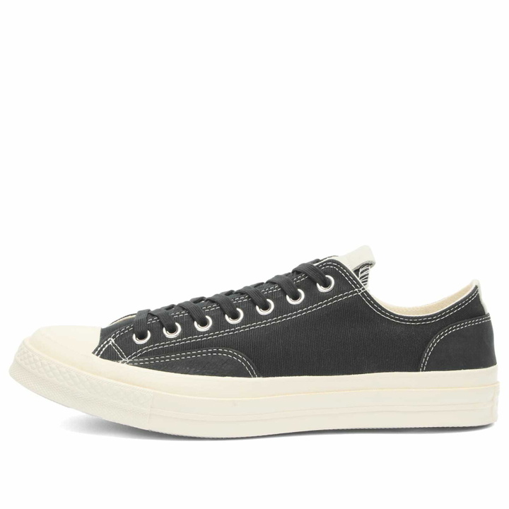 Photo: Converse Men's Chuck Taylor 1970s Canvas-Suede Ox Sneaker in Total Eclipse/Egret/Light Grey