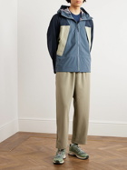 Goldwin - Pertex Shieldair Colour-Block Ripstop Hooded Jacket - Blue