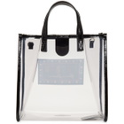 Versus Transparent PVC Mini Hearts Tote