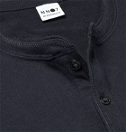 NN07 - Cotton-Jersey Henley T-Shirt - Blue