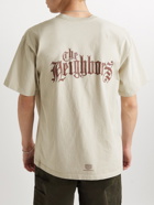Neighborhood - Logo-Print Cotton-Jersey T-Shirt - Neutrals