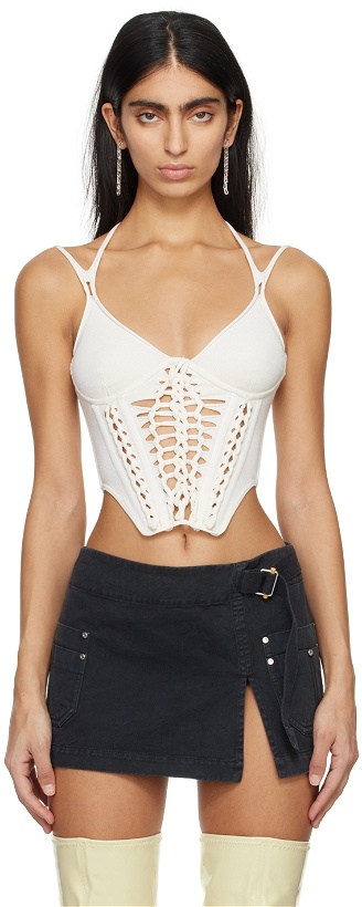 Photo: Dion Lee Off-White Braided Corset