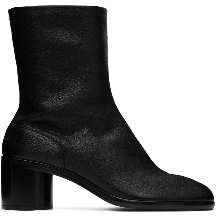 Photo: Maison Margiela Black Tabi Ankle Boots