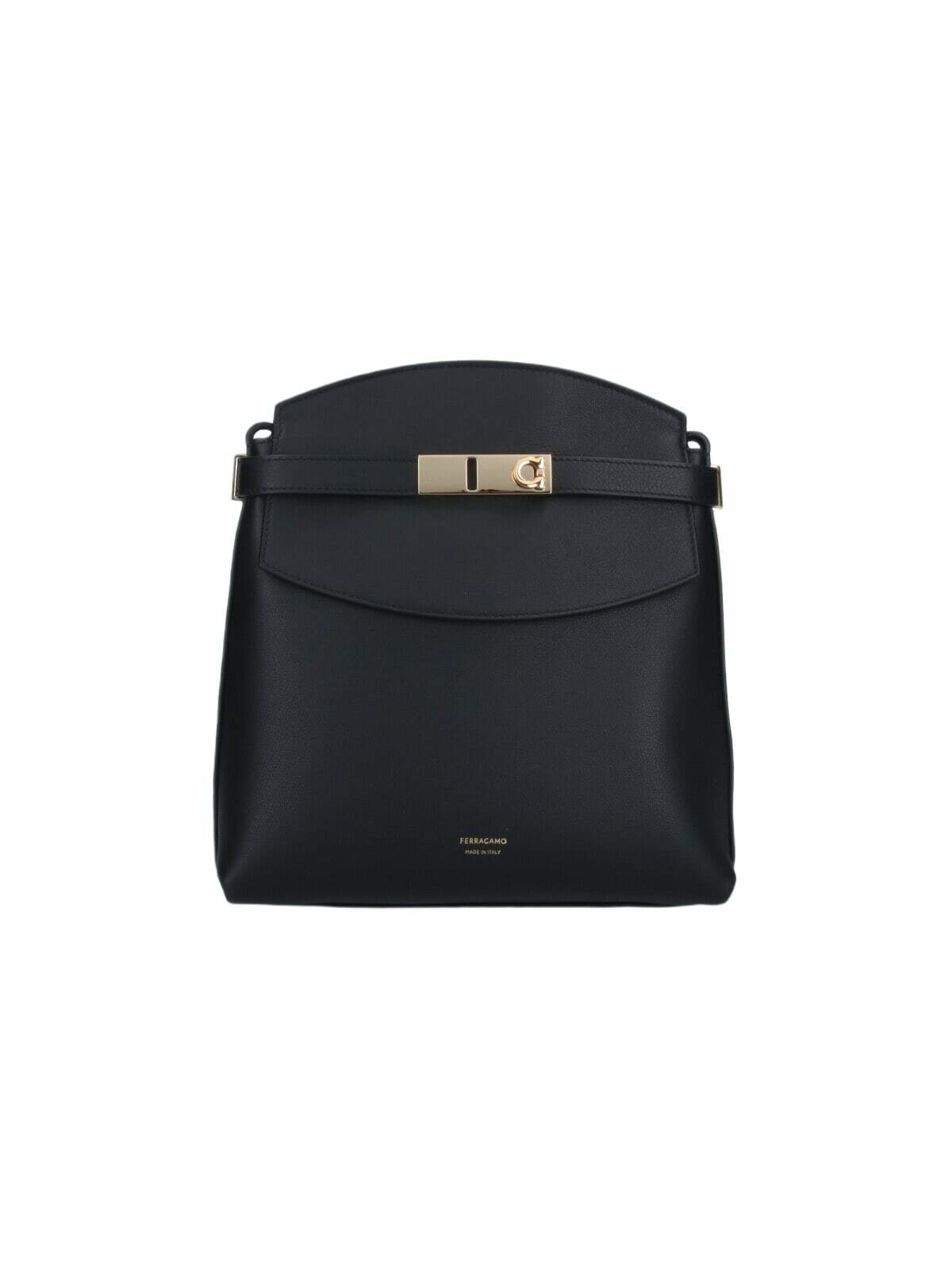 【送料&関税込】Ferragamo Scarf Sh M Handbag In Calfskin Col Ferragamo Scarf Sh M Handbag In Calfskin Color Burgundy