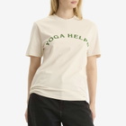 IDEA Yoga Helps T-Shirt in Vintage White