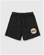 Adish Sur Logo Ripstop Track Elastic Waist Shorts Black - Mens - Sport & Team Shorts