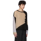 Eckhaus Latta Black and Grey Landscape Sweater