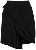 Vivienne Westwood Zora Crepe Mini Wrap Skirt Black